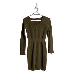 Andrew Marc Women's Casual Ribbed Knit Sweater Dress